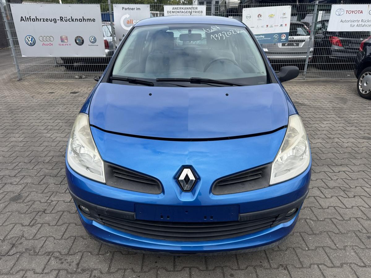 Renault Clio 3 original T&uuml;r vorn links TEI45 Blau Ottoman 3-T&uuml;rer Rohbau Bj.2005